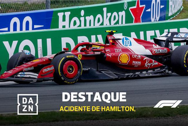 Hamilton bate na parede... sozinho e está fora do GP dos Países Baixos