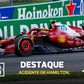 Hamilton bate na parede... sozinho e está fora do GP dos Países Baixos