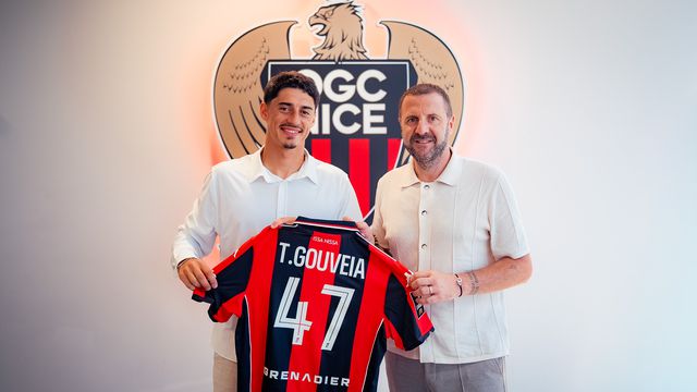 Tiago Gouveia vai vestir a camisola 47 no Nice (Foto: Nice)