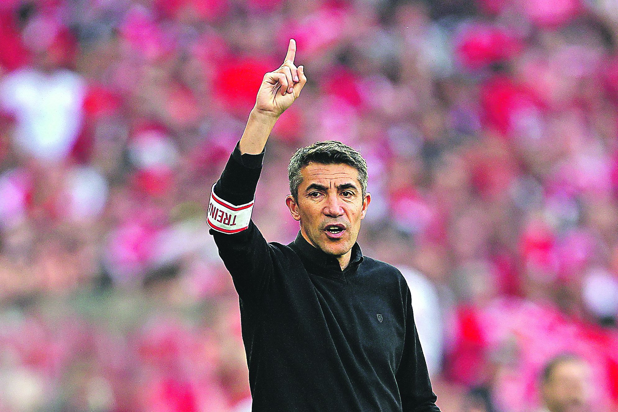 Não há futebol encantador de Bruno Lage, mas os objetivos do Benfica têm sido alcançados. FOTO MIGUEL NUNES