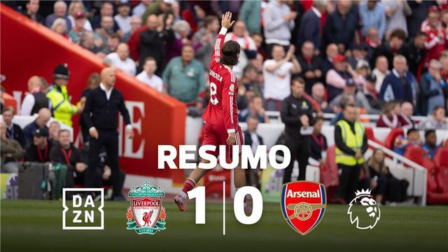 Liverpool imparável em Anfield derrotou o Arsenal (resumo)