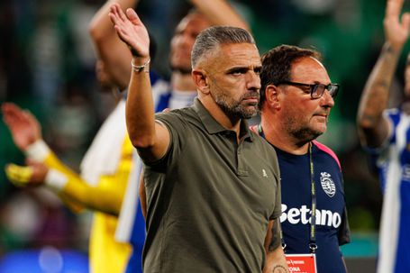 Rui Borges elogiou reação e personalidade da equipa do Sporting