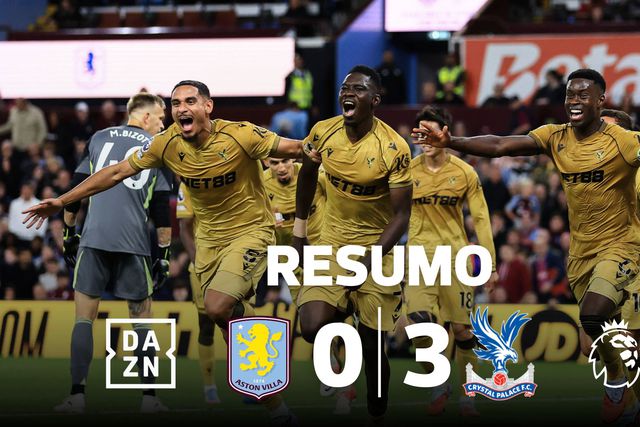 'Show' do Crystal Palace em pleno Villa Park (resumo)