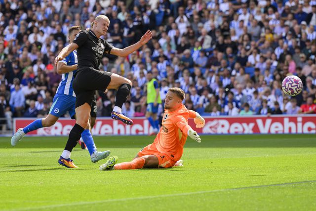Haaland adianta Manchester City frente ao Brighton