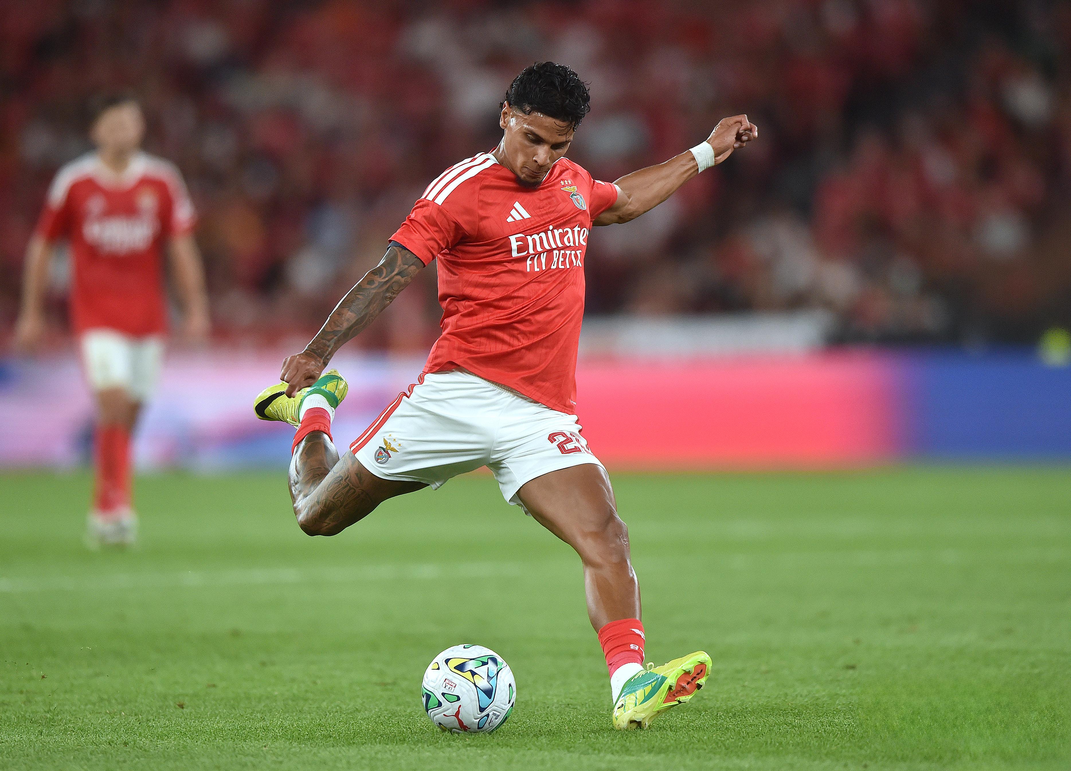 Richard Ríos, médio colombiano do Benfica, pode deixar a Luz neste mercado de verão - Foto: A BOLA/Miguel Nunes