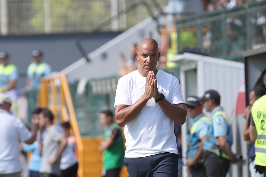 Pepa regressou esta época ao futebol português e está a realizar excelente trabalho na Reboleira — Foto: Homem de Gouveia/LUSA