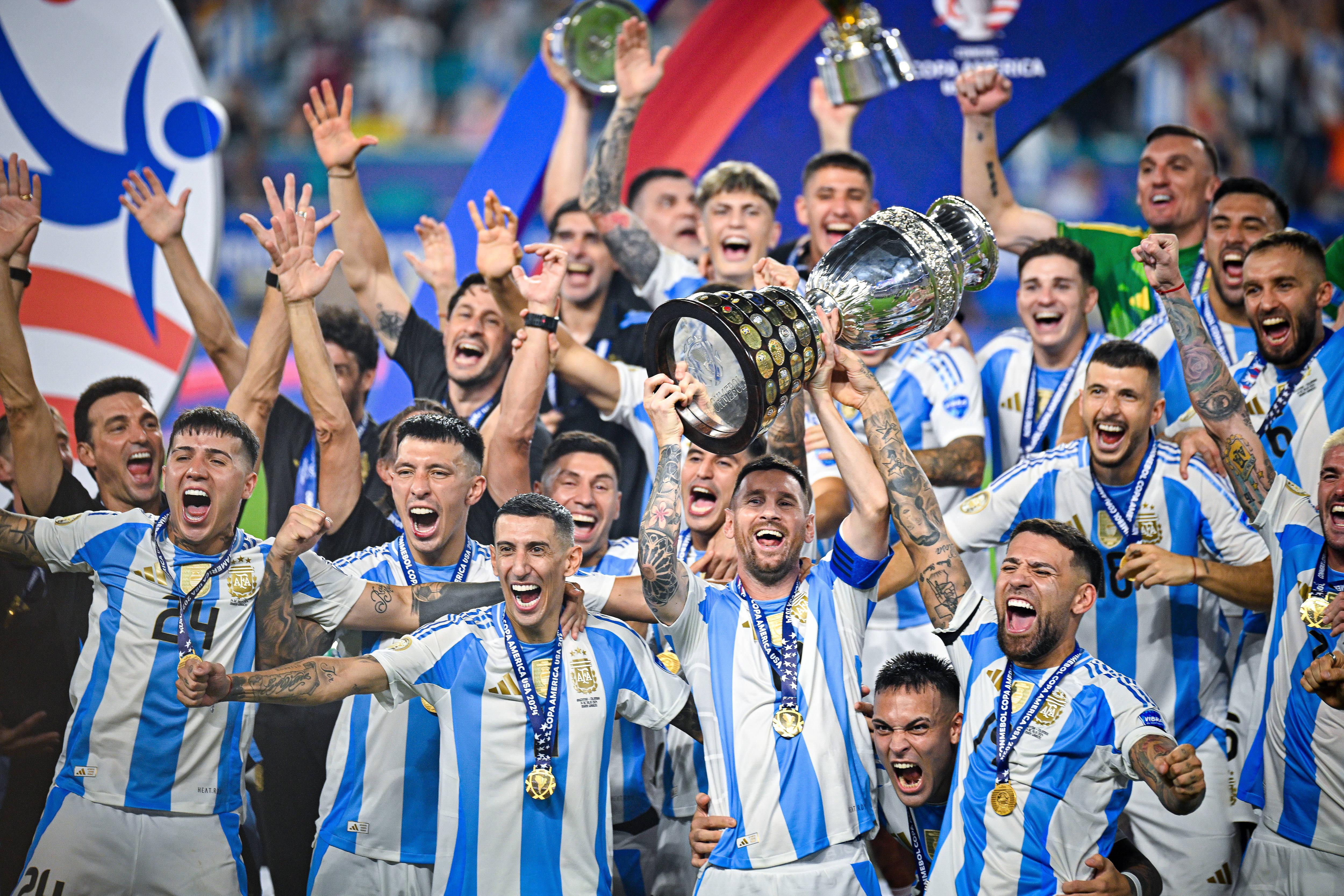 Messi venceu a Copa América em 2024