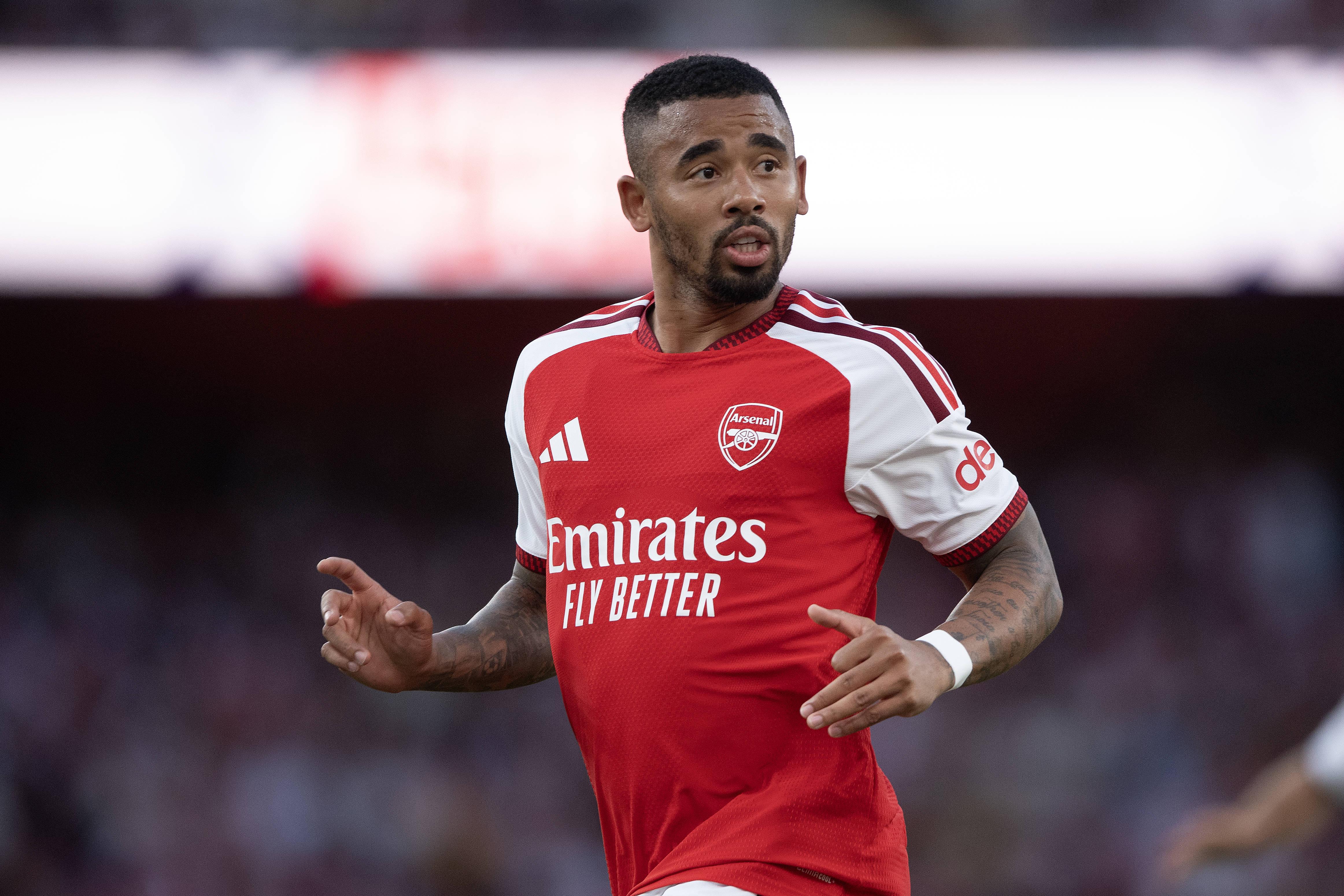 Gabriel Jesus fez a pré-época com o Arsenal