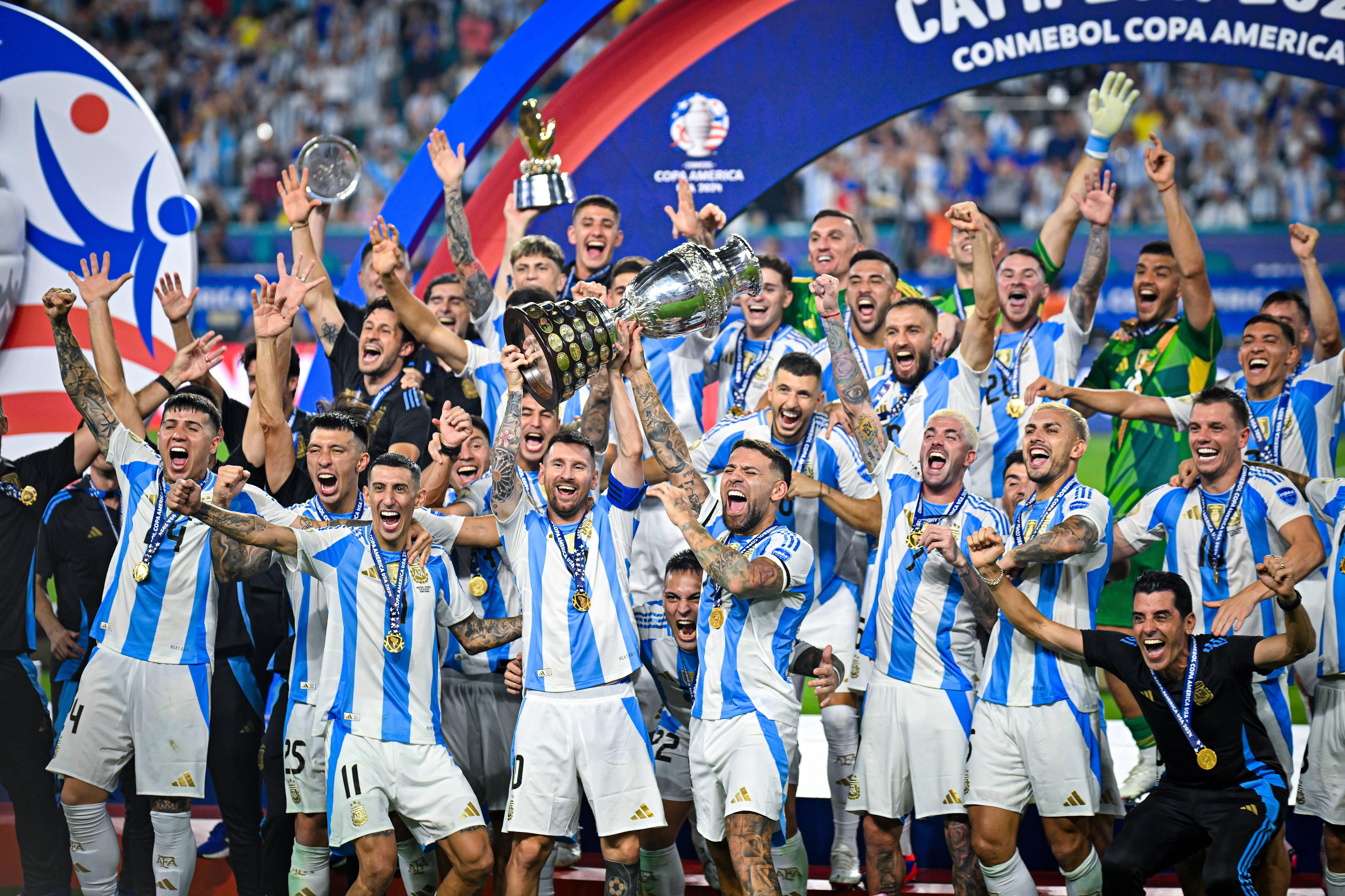 Messi venceu a Copa América em 2024