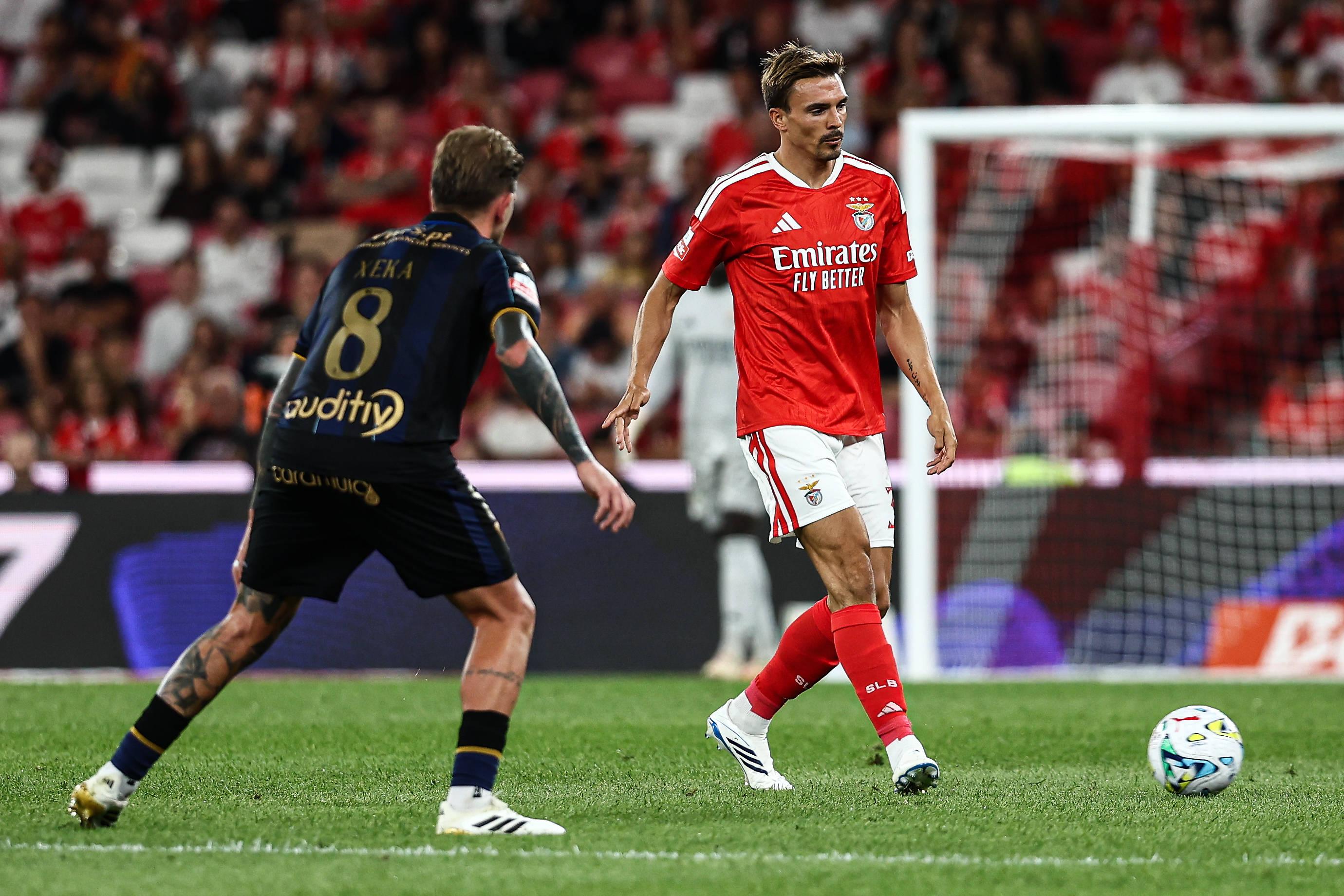 João Palhinha estreou-se pelo Benfica