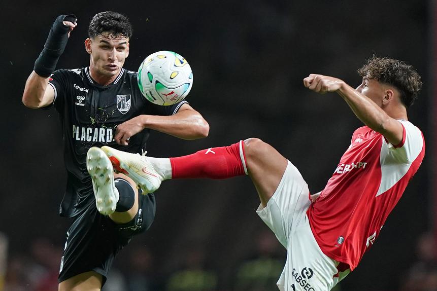 V. Guimarães saiu de Braga com uma derrota. Foto: Hugo Delgado/LUSA
