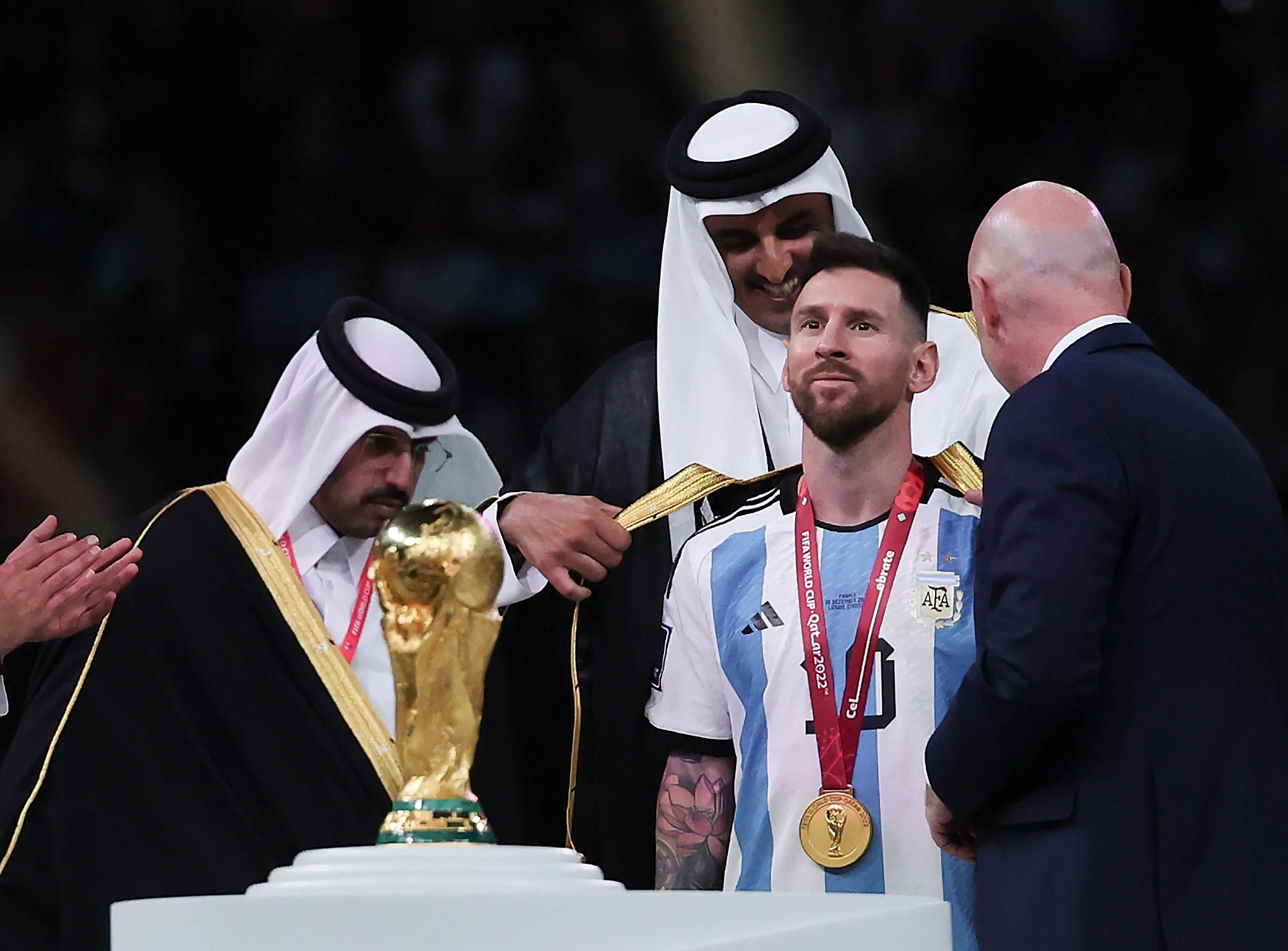 Messi venceu o tão desejado Mundial em 2022, no Qatar, derrotando França na final