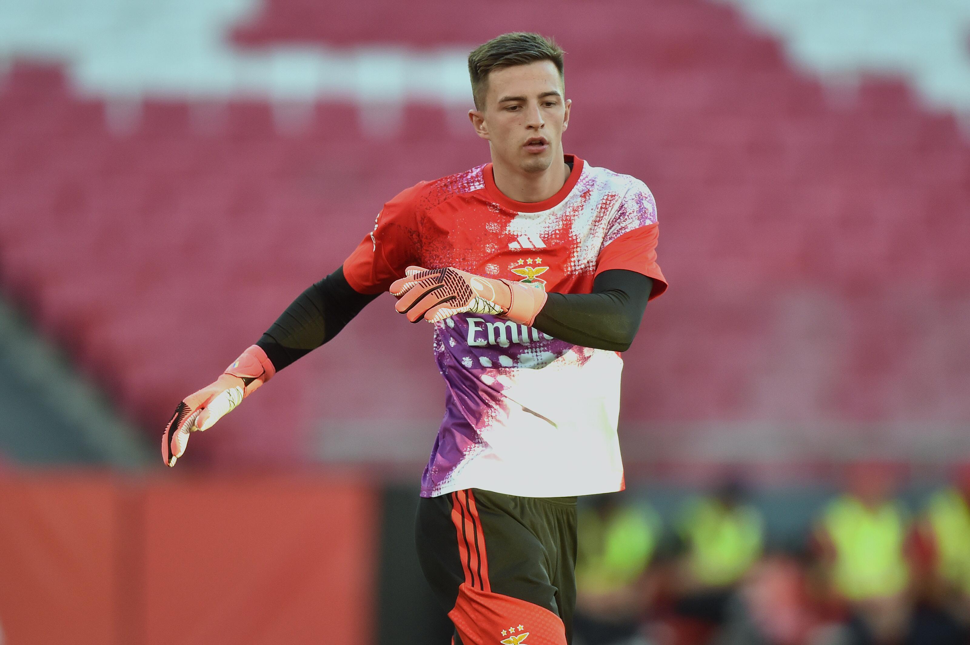 Trubin, guarda-redes ucraniano do Benfica, pode sair nesta janela de transferências - Foto: A BOLA/Miguel Nunes