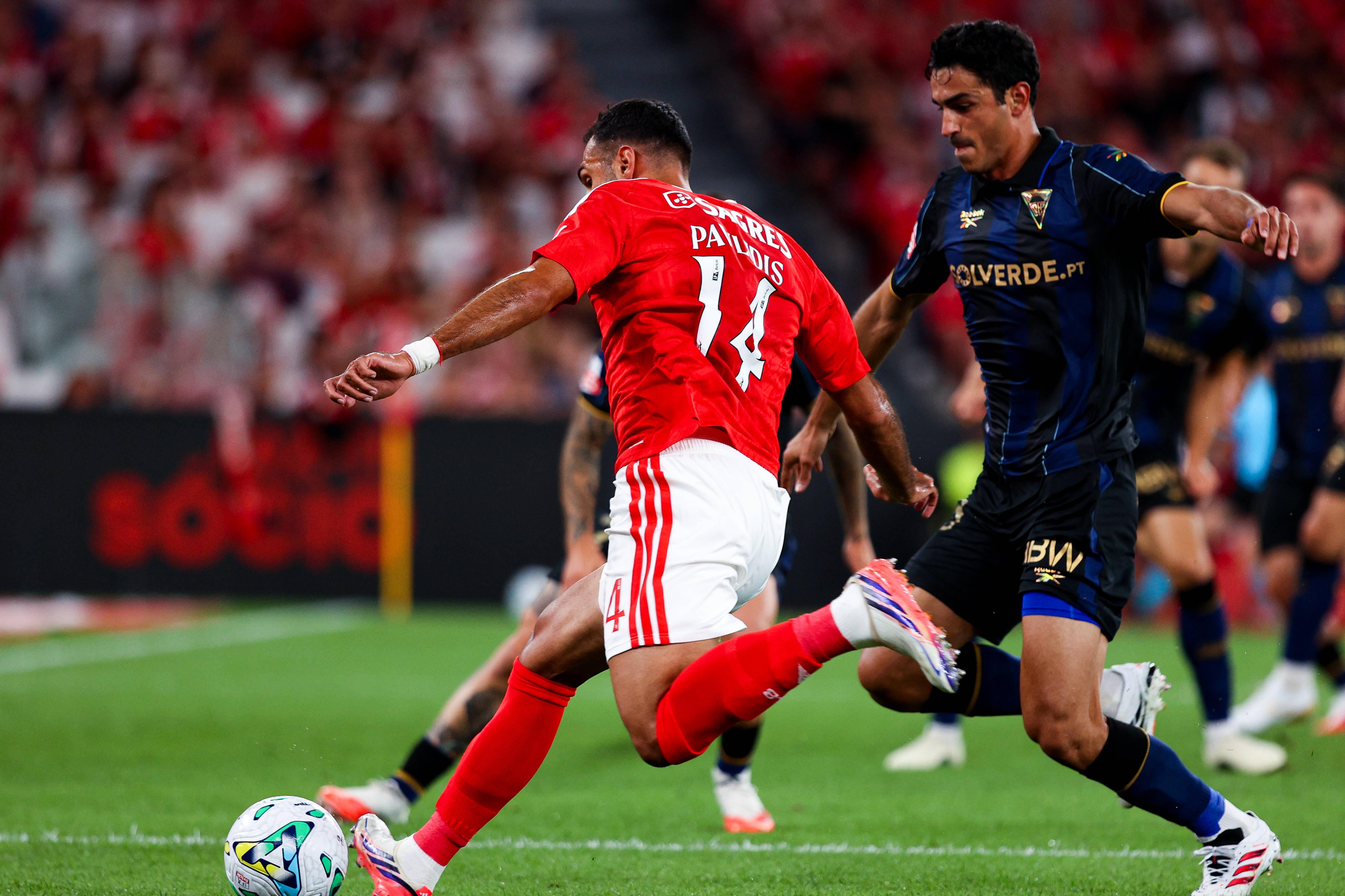 Pavlidis em ação diante do Estoril