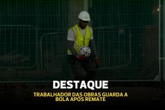 Aston Villa-Arsenal jogado com... obras em andamento na bancada