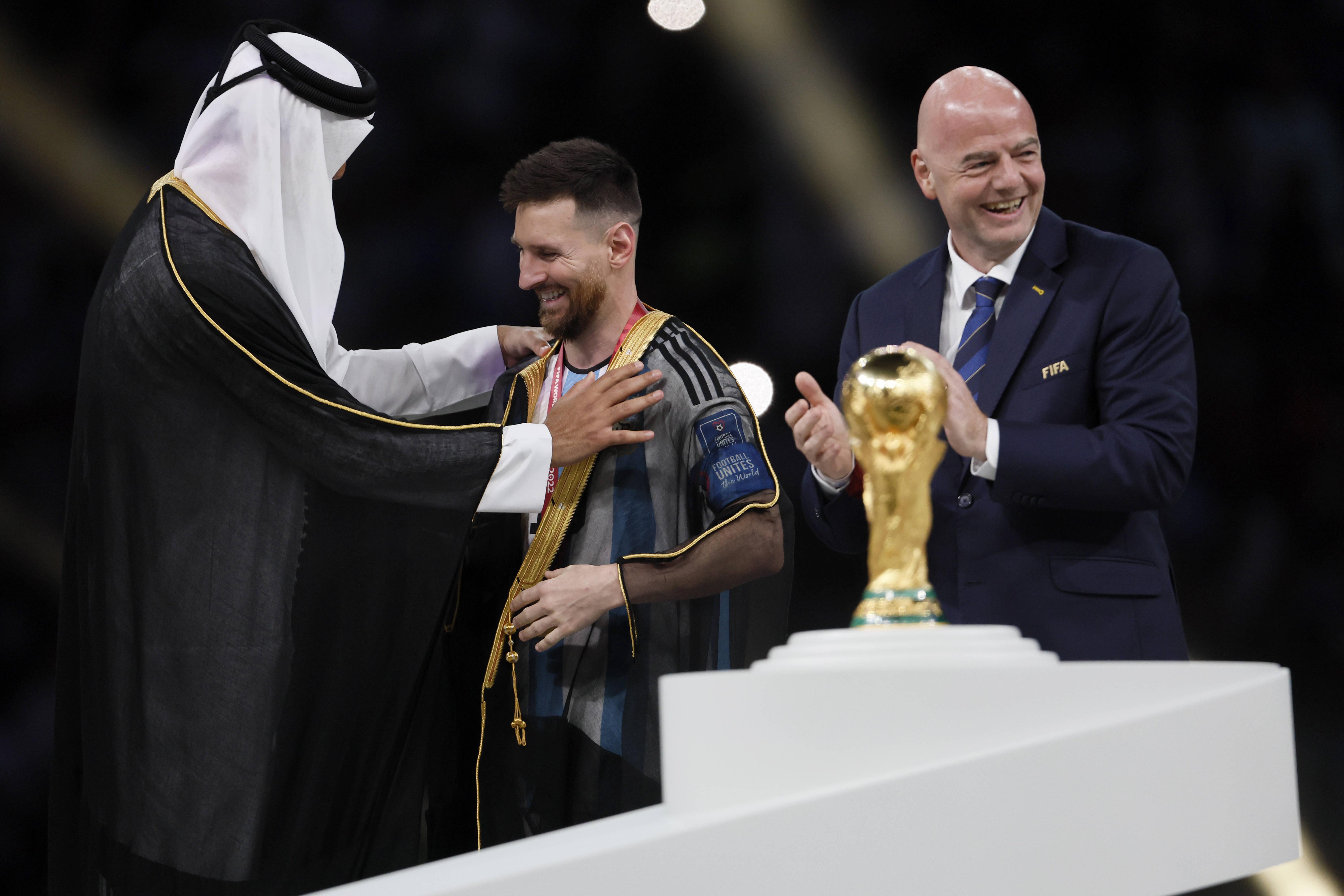 Messi venceu o tão desejado Mundial em 2022, no Qatar, derrotando França na final