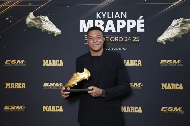Kylian Mbappé marcou 31 golos em 34 jogos na LaLiga e venceu a Bota de Ouro - Foto: Marca
