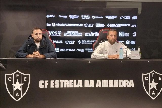 João Nuno procura a primeira vitória ao serviço do Estrela da Amadora e pretende fazê-lo com o apoio dos adeptos em Rio Maior. Foto: D.R.