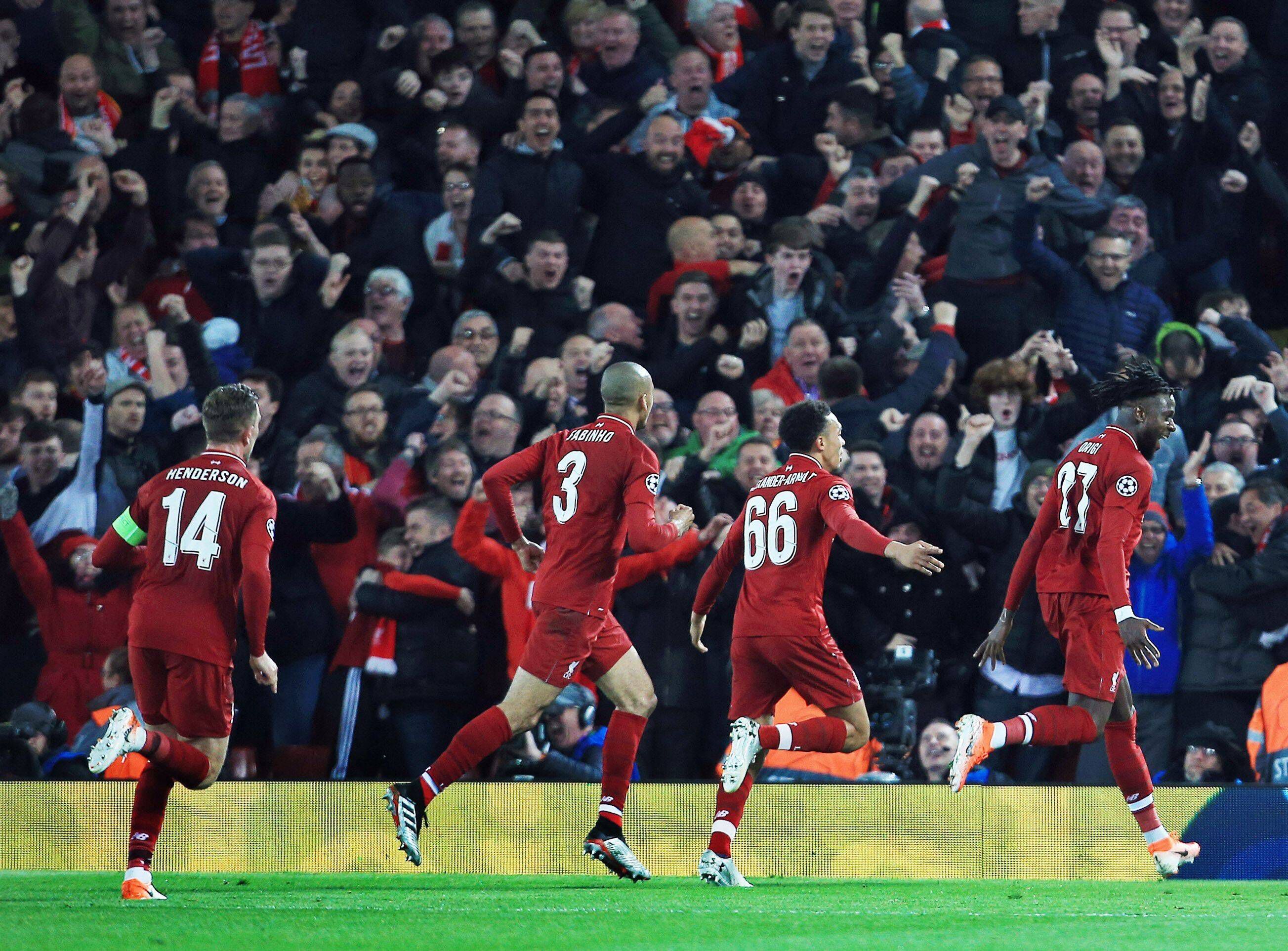 Após perder com o Barcelona fora por 0-3, em maio de 2019, para as meias-finais da Champions, o Liverpool ganhou em Anfield por 4-0 - Foto: Matt West BPI Shutterstock (IMAGO)