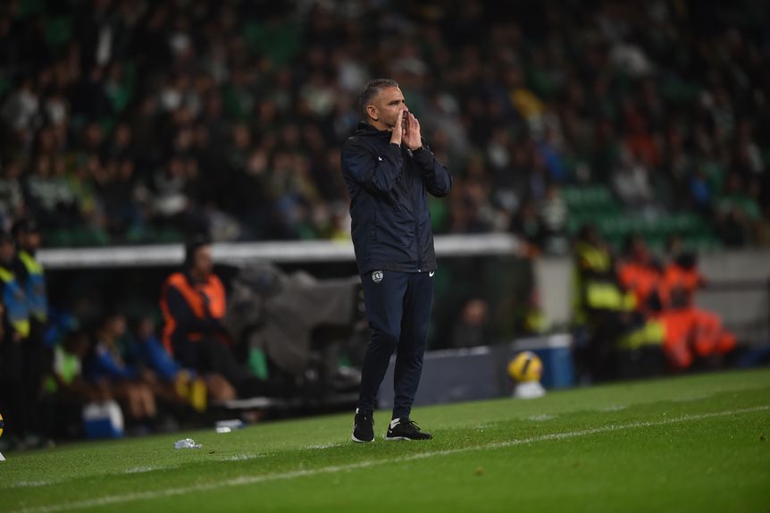 Rui Borges mostrou-se satisfeito com a vitória. Foto: Miguel Nunes