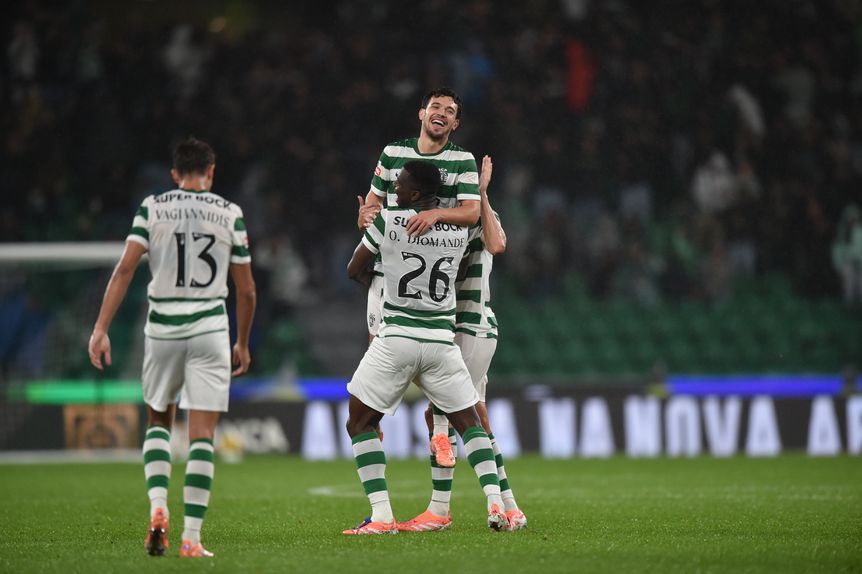 Pedro Gonçalves assistiu Ioannidis e depois fez um golaço em Alvalade. Foto: Miguel Nunes