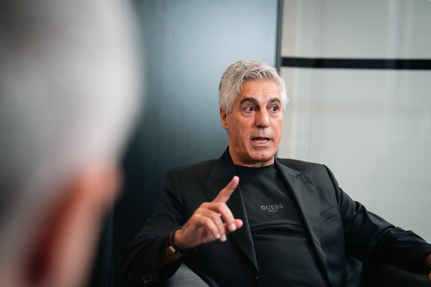 Vítor Paneira nas instalações de A BOLA (FOTO: ANDRÉ CARVALHO)