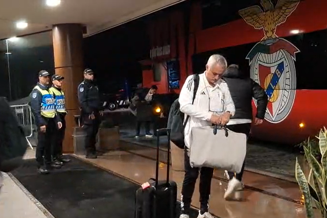 A chegada do Benfica ao Norte