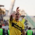 Belotti celebra golo pelo Modena