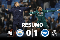 Manchester City volta a perder em tarde histórica para o Brighton (resumo)