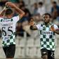 Nile John foi o herói do Moreirense, ao apontar o golo do triunfo na receção ao Estrela da Amadora — Foto: José Coelho/LUSA