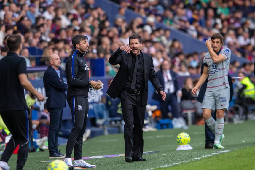 Atlético Madrid de Diego Simeone venceu fora o Levante. Foto IMAGO