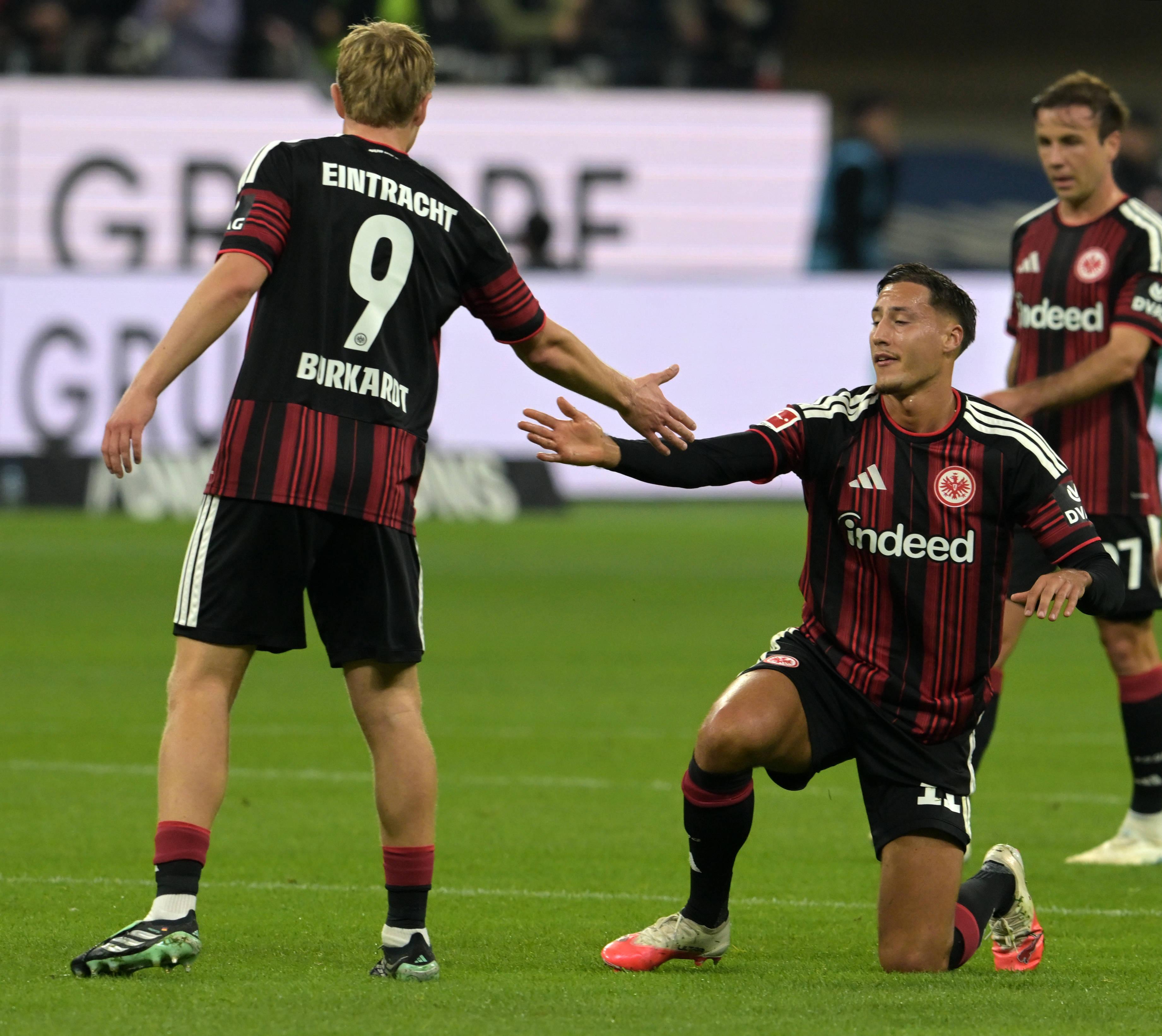 14 golos - Jonathan Burkardt e Younes Ebnoutalib (Eintracht Frankfurt): 7 + 7 golos. Foto IMAGO