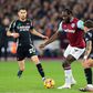 Michail Antonio em ação frente ao Arsenal