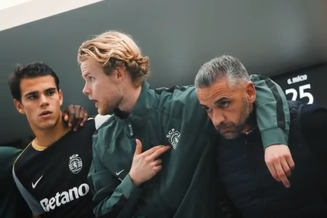 Vídeo: Sporting mostra tudo, da chegada de Rui Borges à festa da vitória no dérbi com o Benfica