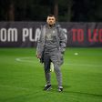 Sérgio Conceição durante o primeiro treino no Milan