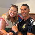 Dolores Aveiro e Cristiano Ronaldo. Cristiano Ronaldo/X