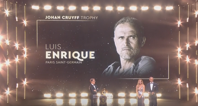 Ballon d’Or 2025: Luis Enrique Named Best Coach (Cruyff Trophy)