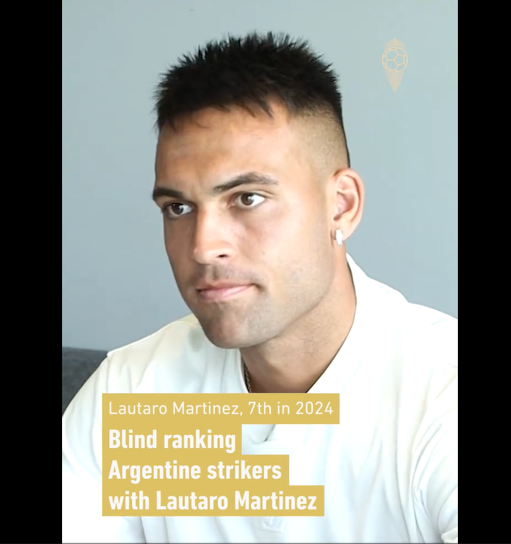 Lautaro Martinez takes on our blind ranking challenge