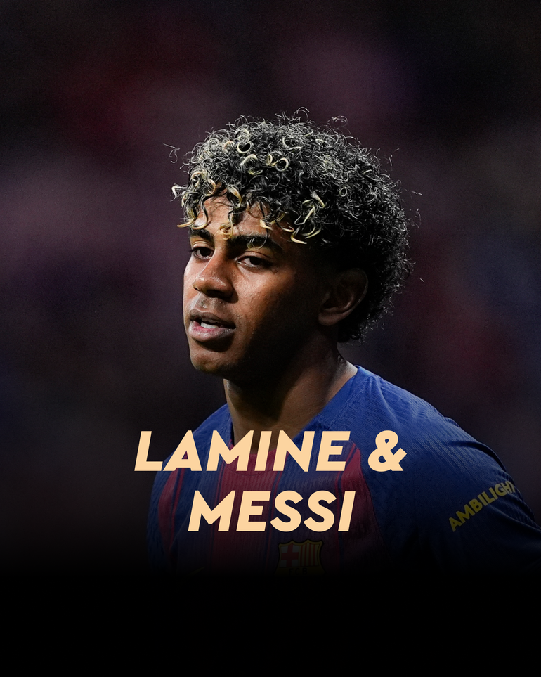 Lamine Yamal & Lionel Messi