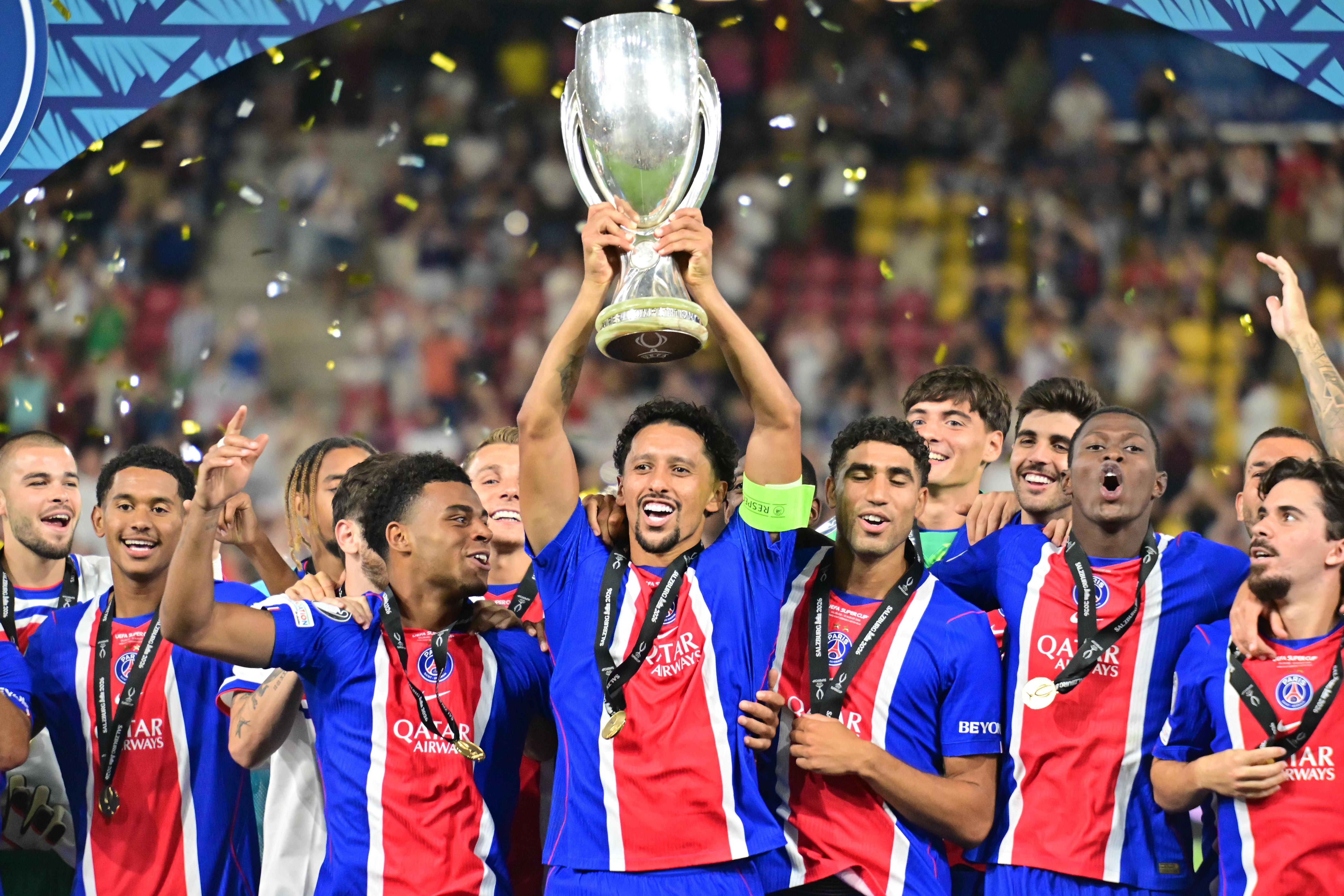 Marquinhos becomes the first player to win 40 titles for a single club