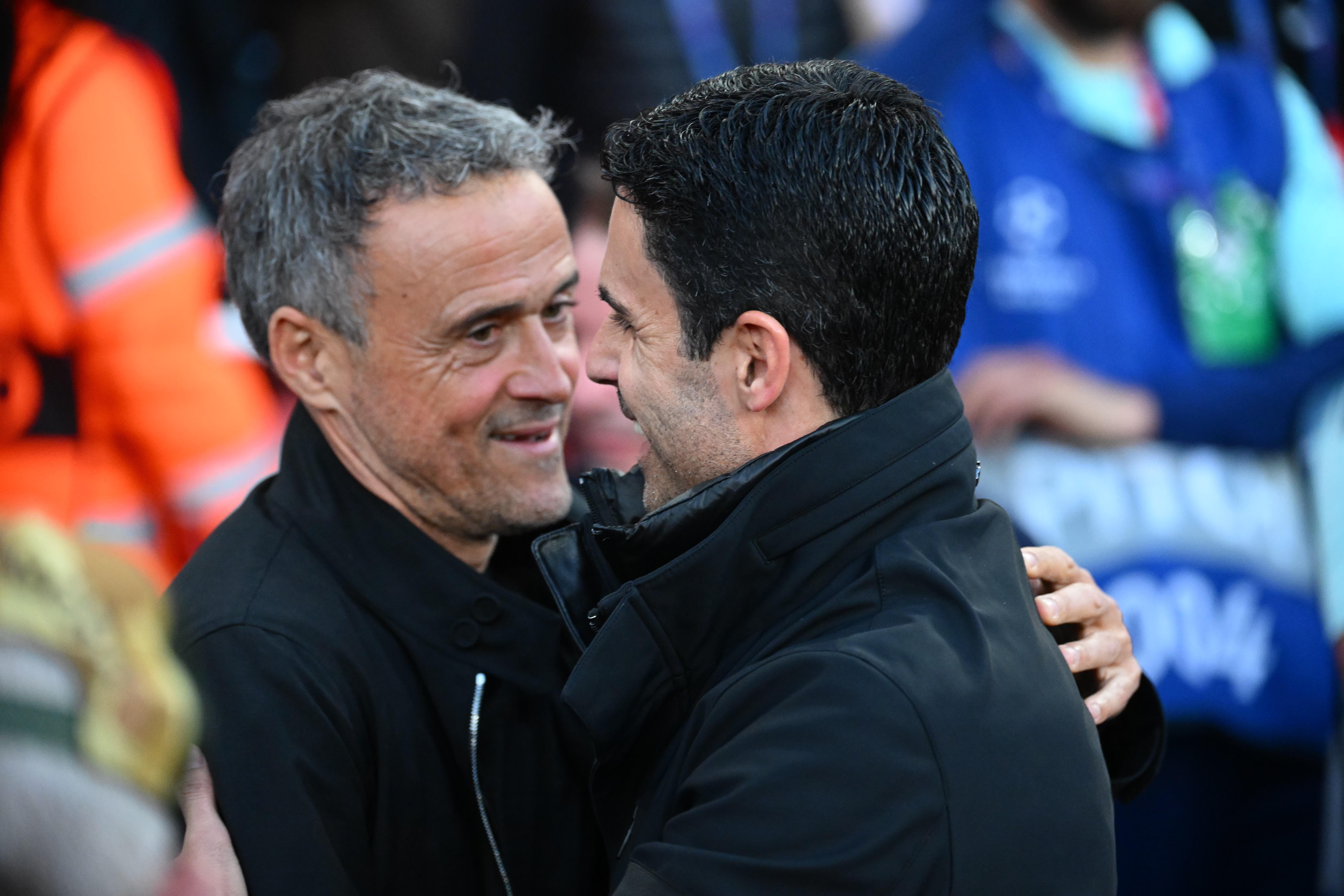 A clash of styles: Similarities and differences between Luis Enrique and Mikel Arteta