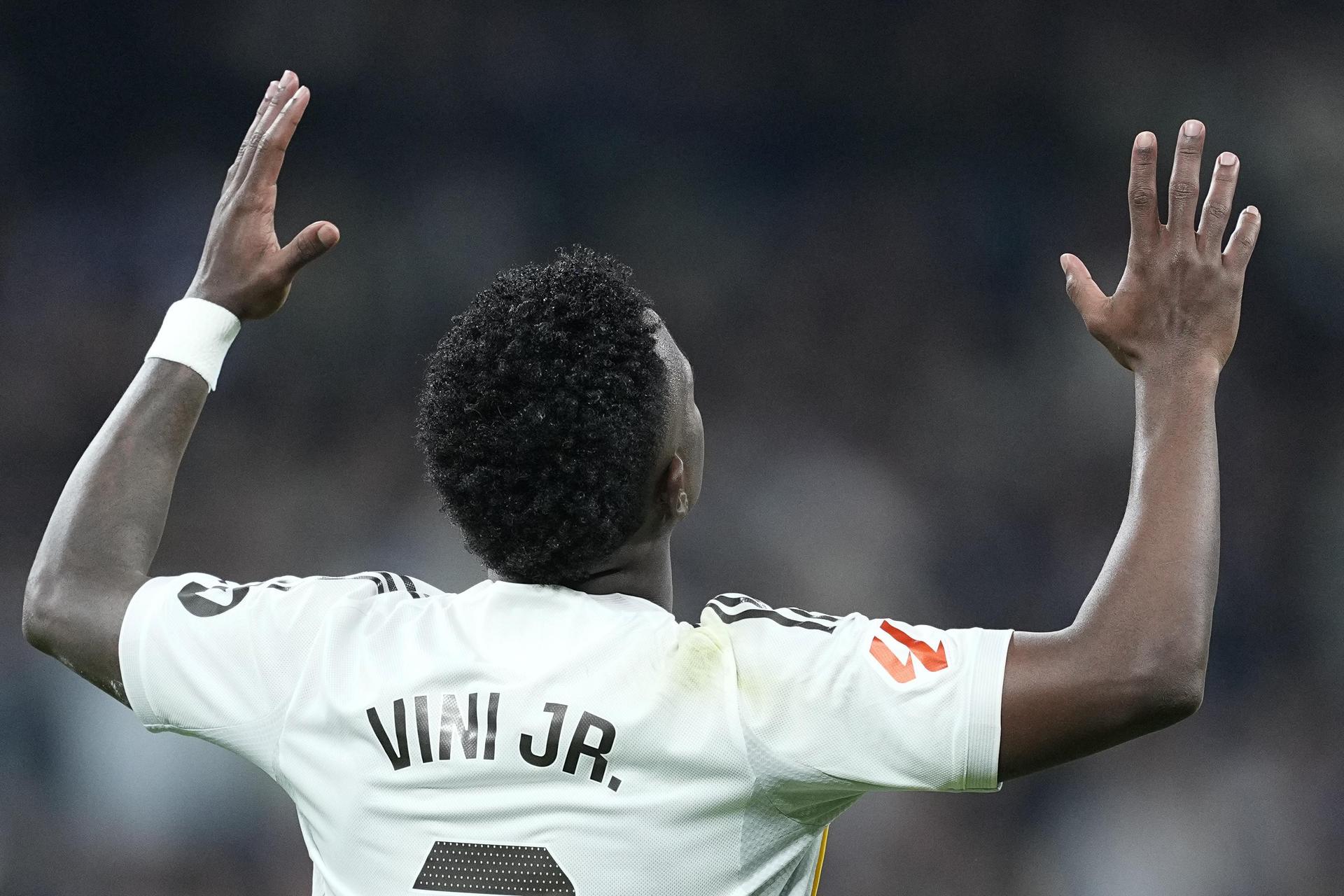 Vinícius Júnior: "If I’m on my own in the fight against racism, the system will crush me."