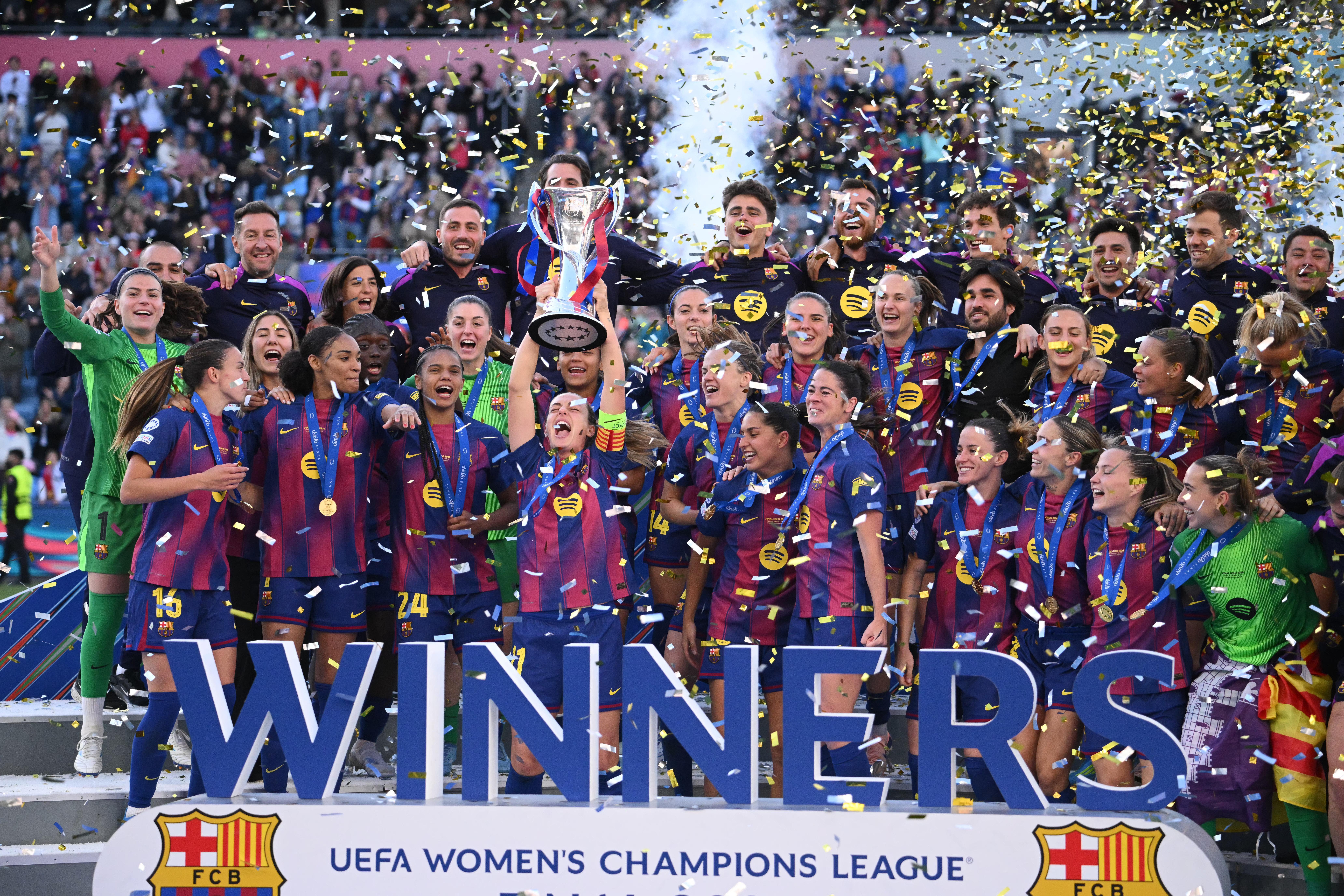 WOMEN'S FOOTBALL A legendary season: Barcelona thrash their opponents in Oslo to complete a dream quadruple