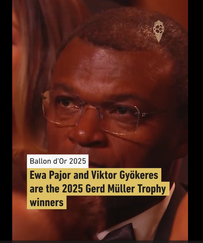 Ewa Pajor & Viktor Gyökeres - 2025 Gerd Müller Trophy Winners
