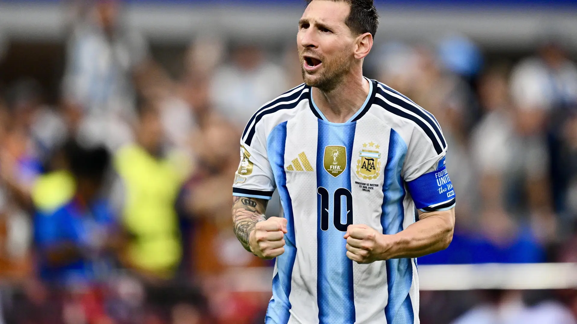 What are the four Guinness World Records that Messi set at the World Cup?