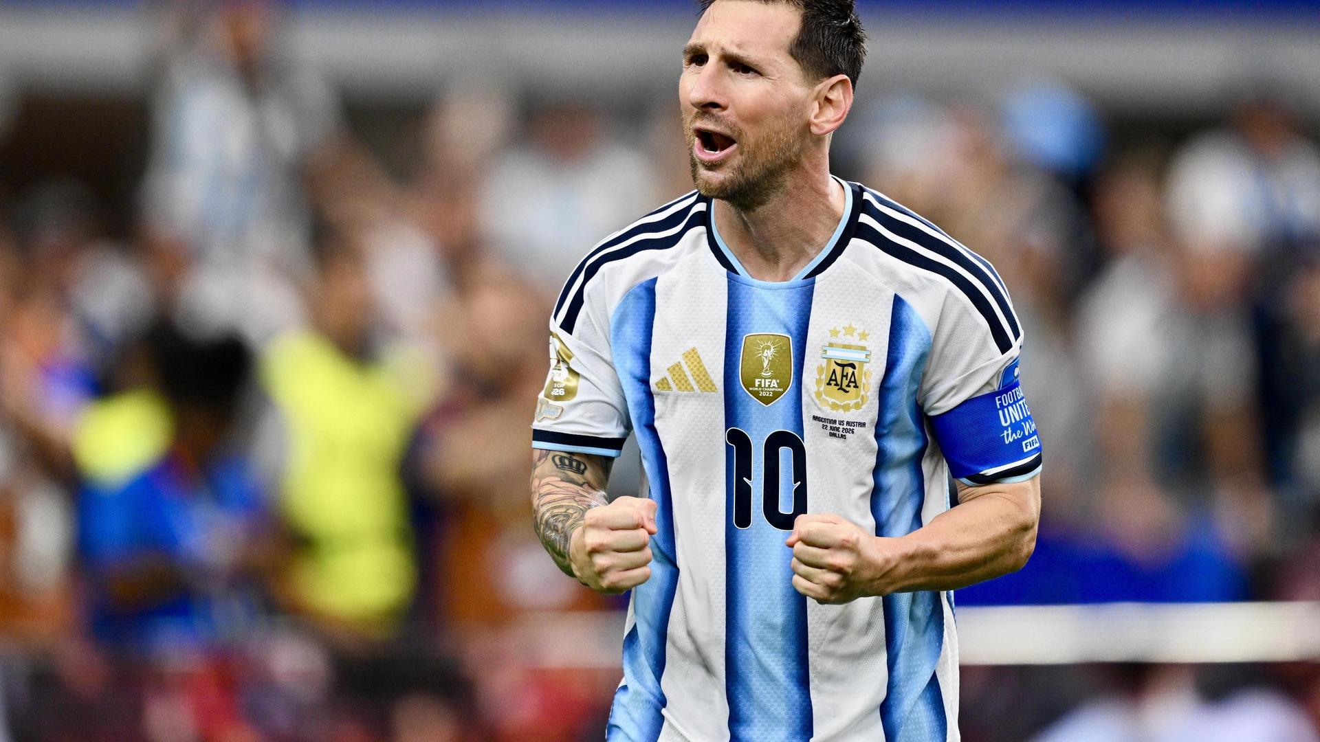 What are the four Guinness World Records that Messi set at the World Cup?
