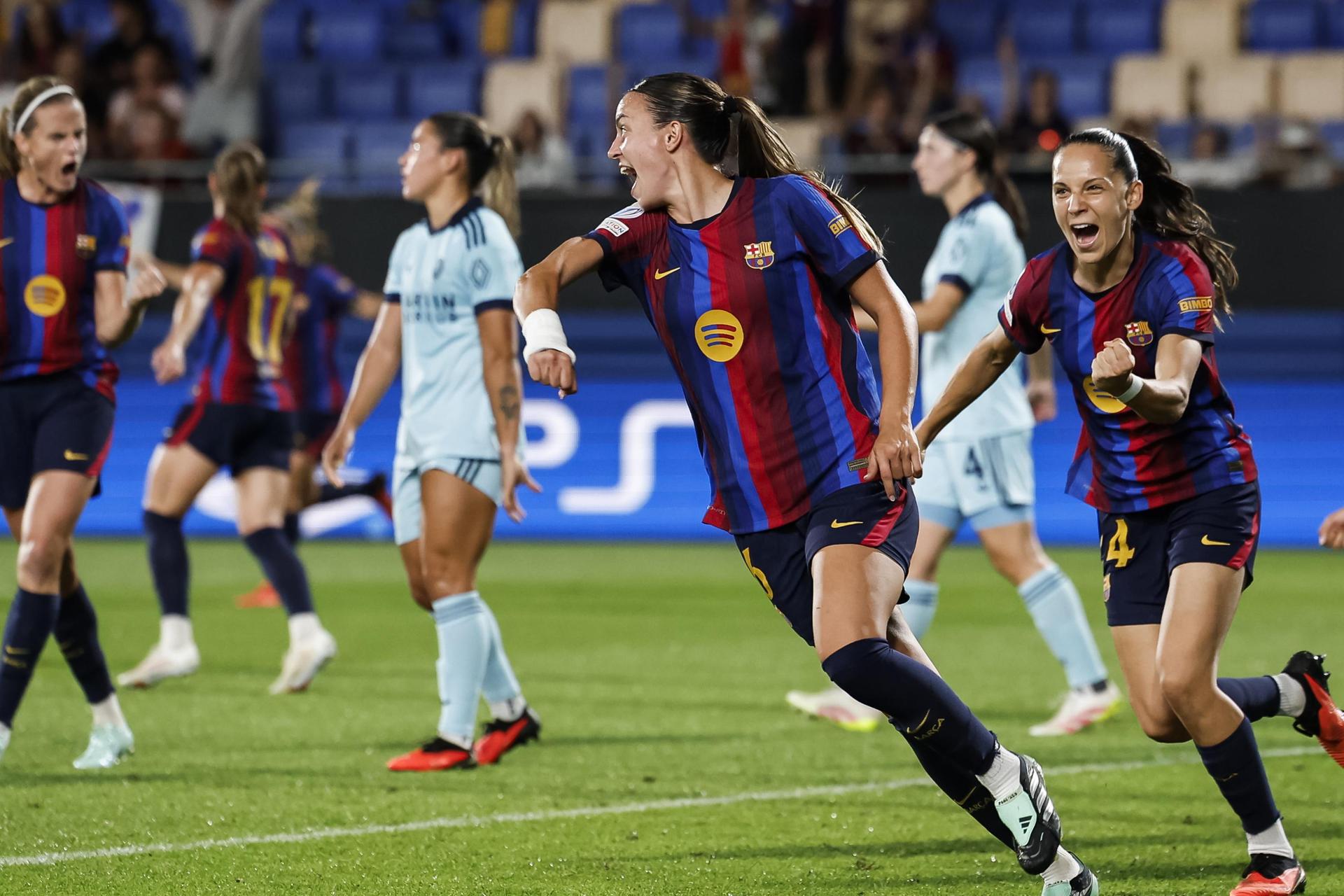 Ballon d'Or Nominees star as Barcelona Femení power past Paris FC 5-2