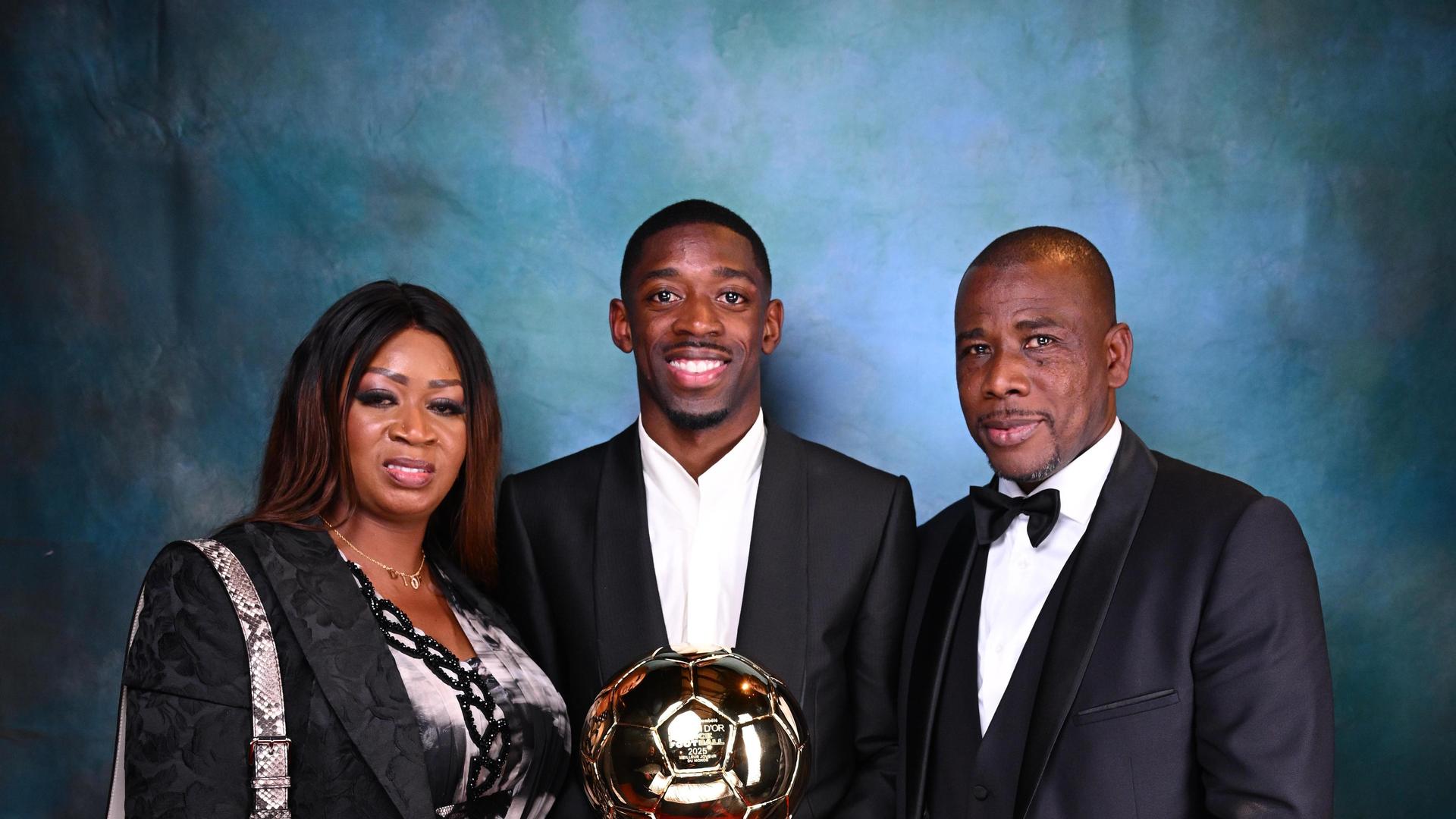 September 22, backstage at the Théâtre du Châtelet with his mother Fatimata and his stepfather.