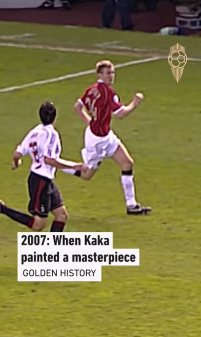 Kaka painted his ultimate masterpiece at Old Trafford