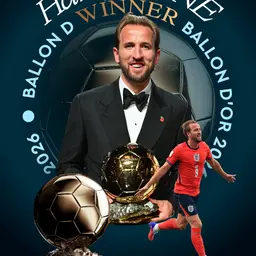 Celebration of the 2026 Ballon d'Or Winner: Harry Kane
